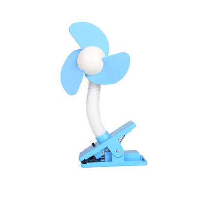 Cute Portable Baby Cot Clip Stroller Fan
