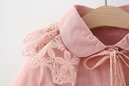 Warm and Stylish Floral Ruffled Baby Coat – Roots & Rattles