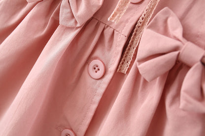 Baby Girls Floral Ruffled Edge Flip Collar Coat – Roots & Rattles