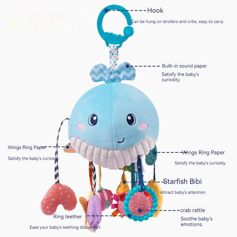 Safe and Colorful Baby Car Hanging Chouchoule Toy – Roots & Rattles
