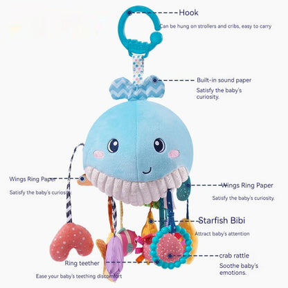 Safe and Colorful Baby Car Hanging Chouchoule Toy – Roots & Rattles