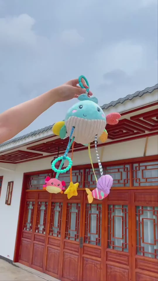 Baby Development Hanging Car Toy for Cribs and Strollers – Roots & Rattles